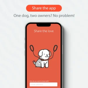 Share the app. One dog, two owners. No problem